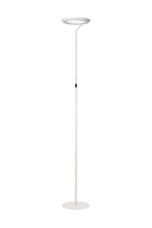 Lucide CELESTE - Lampadaire - Ø 28 cm - LED Dim. - 1x21W 2700K - Blanc - éteint